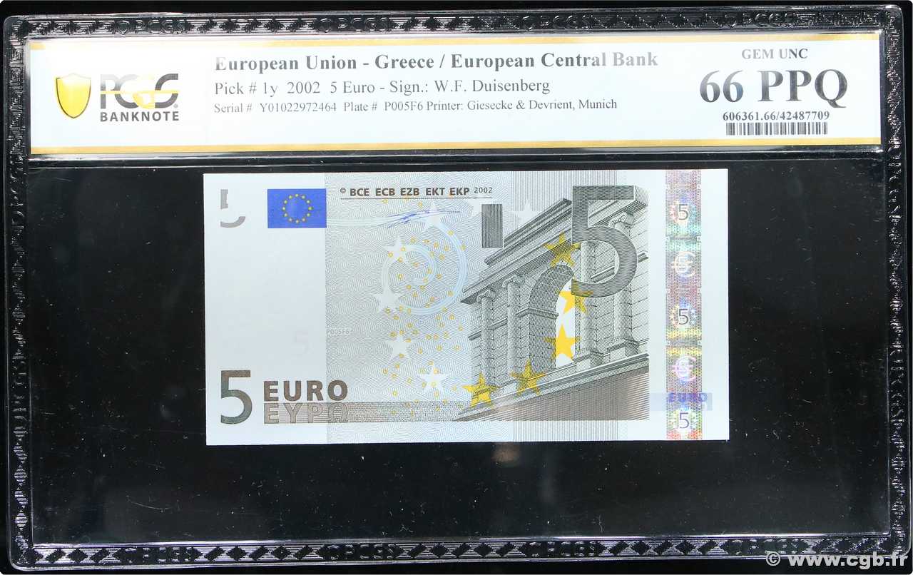5 Euro EUROPA 2002 P.01y b96_5316 Banknotes