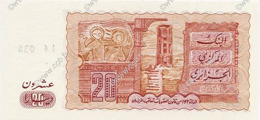 20 Dinars ALGERIEN  1983 P.133a ST