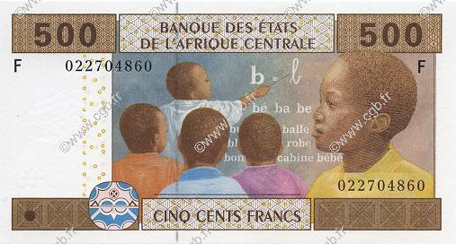 500 Francs ÉTATS DE L AFRIQUE CENTRALE  2002 P.506Fa NEUF