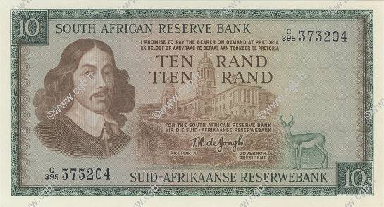 10 Rand SUDÁFRICA  1975 P.113c FDC