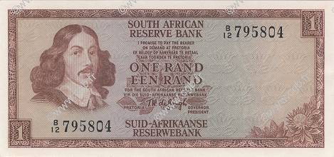 1 Rand SOUTH AFRICA  1975 P.115b UNC