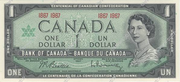 1 Dollar CANADA  1967 P.084a UNC-