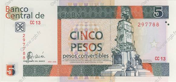 5 Pesos CUBA  2006 P.FX48 NEUF
