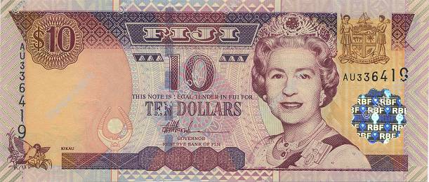 10 Dollars FIDJI  2002 P.106a pr.NEUF
