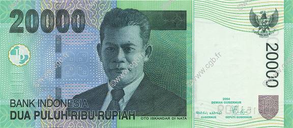 20000 Rupiah INDONESIEN  2006 P.144c ST