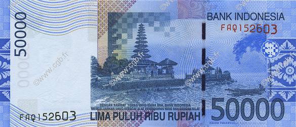 50000 Rupiah INDONESIA  2005 P.145 q.FDC