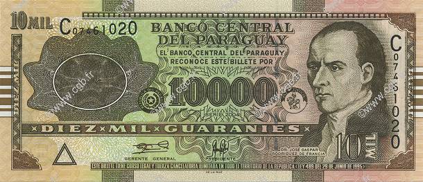 10000 Guaranies PARAGUAY  2004 P.224a ST