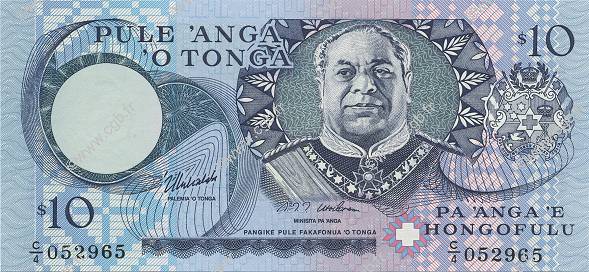 10 Pa anga TONGA  1995 P.34c ST