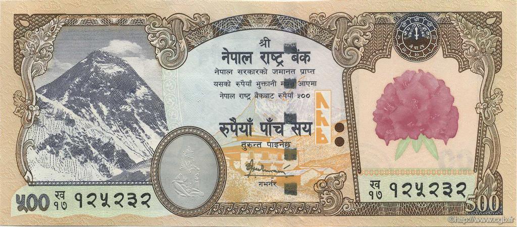 500 Rupees NEPAL  2007 P.65 ST