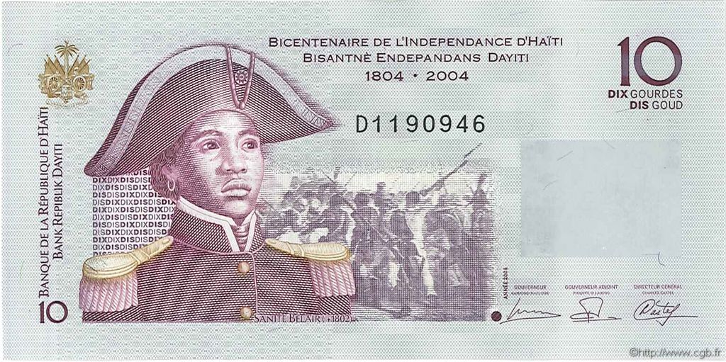10 Gourdes HAITI  2006 P.272b UNC