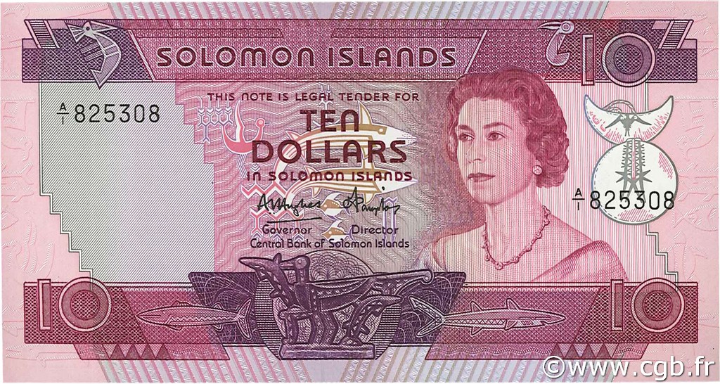 10 Dollars ÎLES SALOMON  1984 P.11 NEUF
