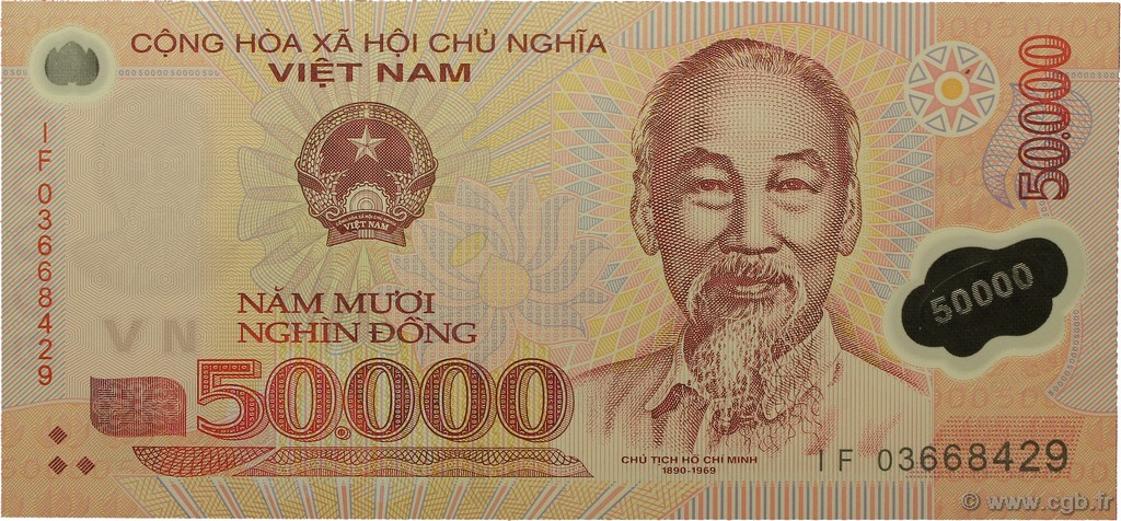 50000 Dong VIET NAM  2003 P.121a UNC