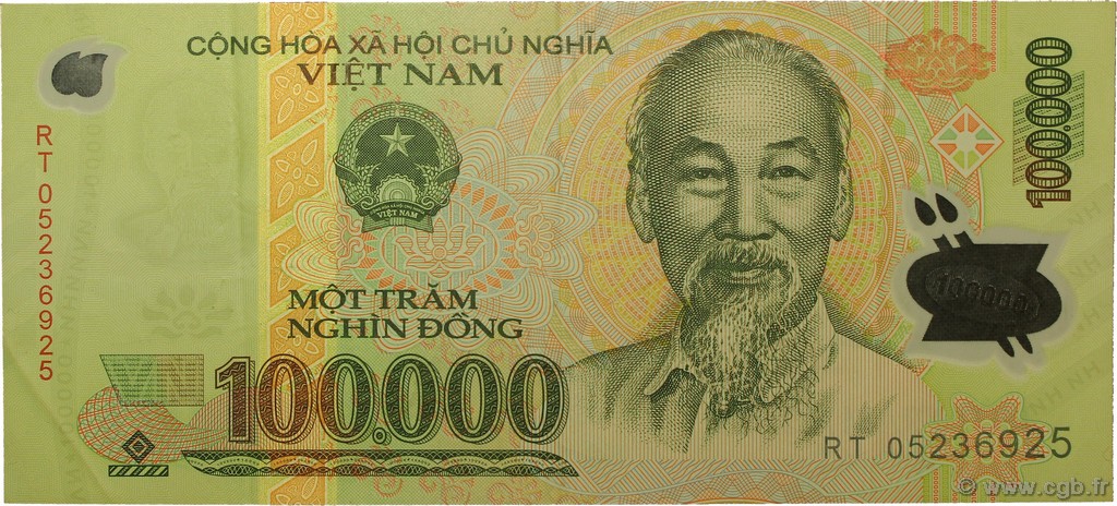 100000 Dong VIETNAM  2005 P.122b XF