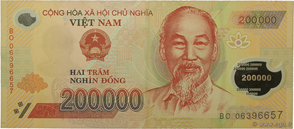 200000 Dong VIETNAM  2006 P.123a SC