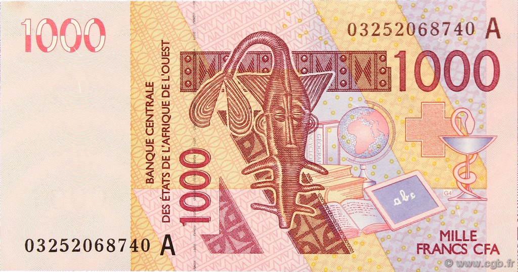 1000 Francs ÉTATS DE L AFRIQUE DE L OUEST  2003 P.115Aa pr.NEUF