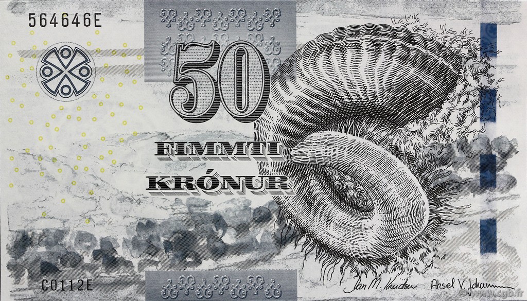 50 Kronur FÄRÖER-INSELN  2011 P.29 ST