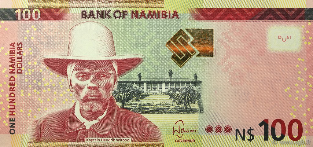 100 Namibia Dollars NAMIBIA  2012 P.14 FDC