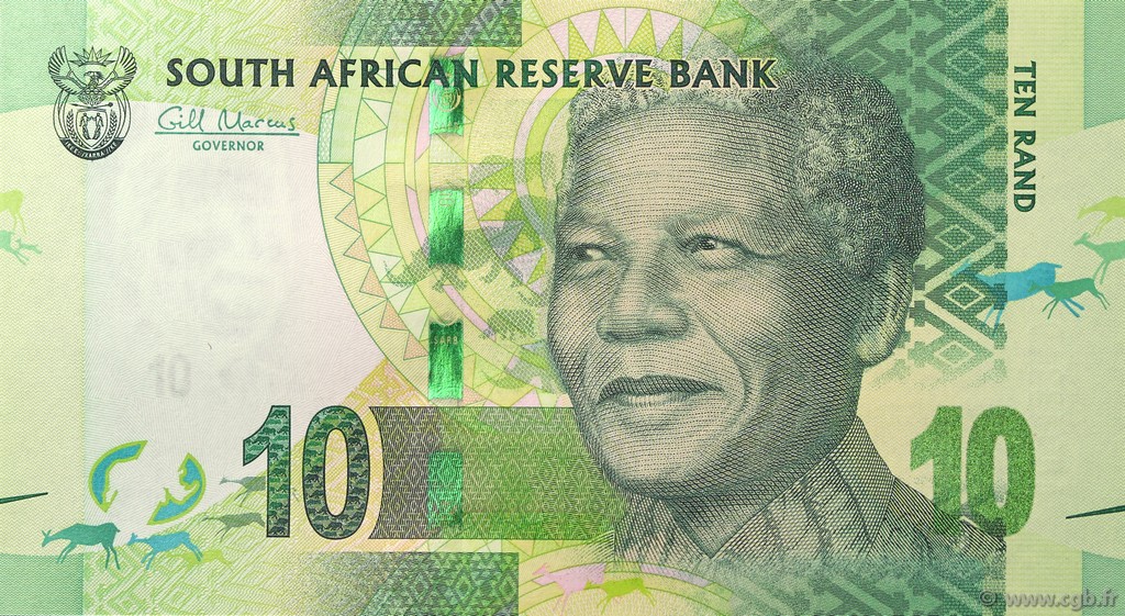 South Africa 10 Rand ND 2012 P 133 UNC 