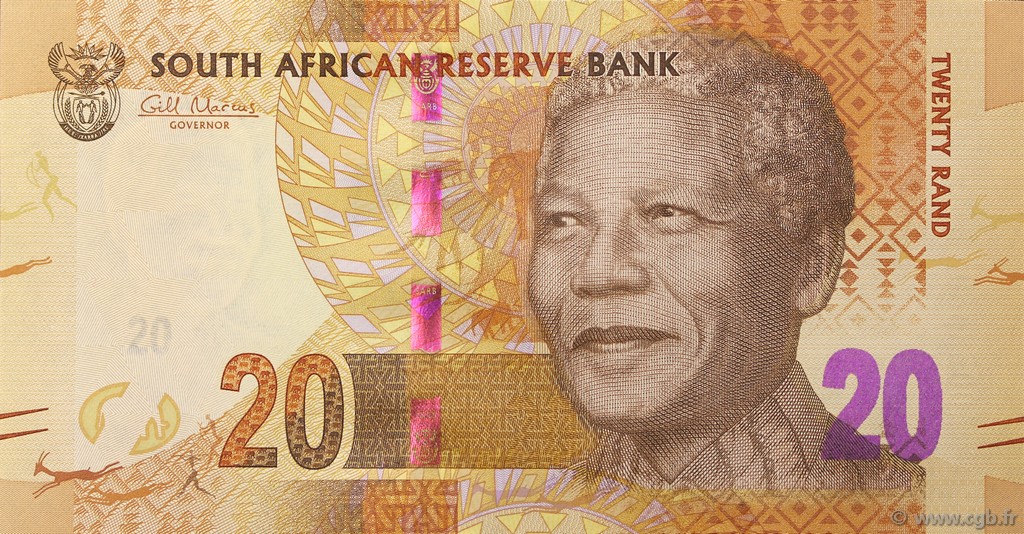 20 Rand SOUTH AFRICA  2012 P.134 UNC
