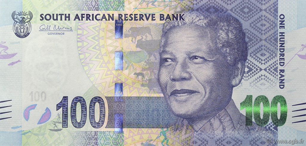 100 Rand SUDAFRICA  2012 P.136 FDC