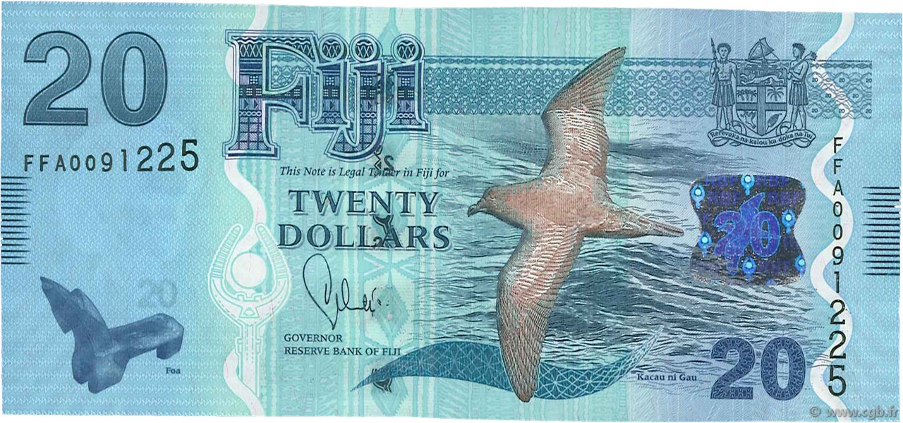 20 Dollars FIDJI  2013 P.117a NEUF