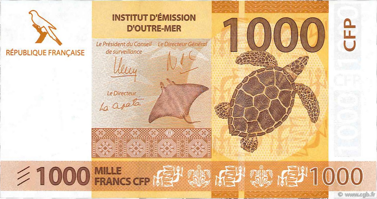 1000 Francs POLYNÉSIE, TERRITOIRES D OUTRE MER  2014 P.06 NEUF