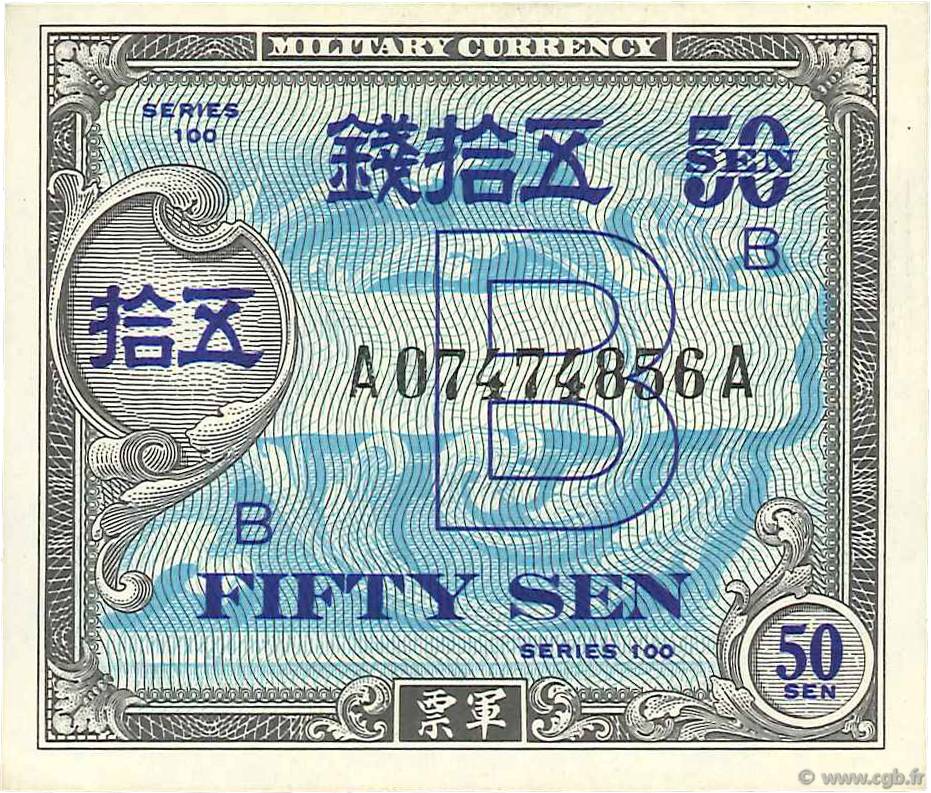50 Sen JAPAN  1945 P.065 UNC