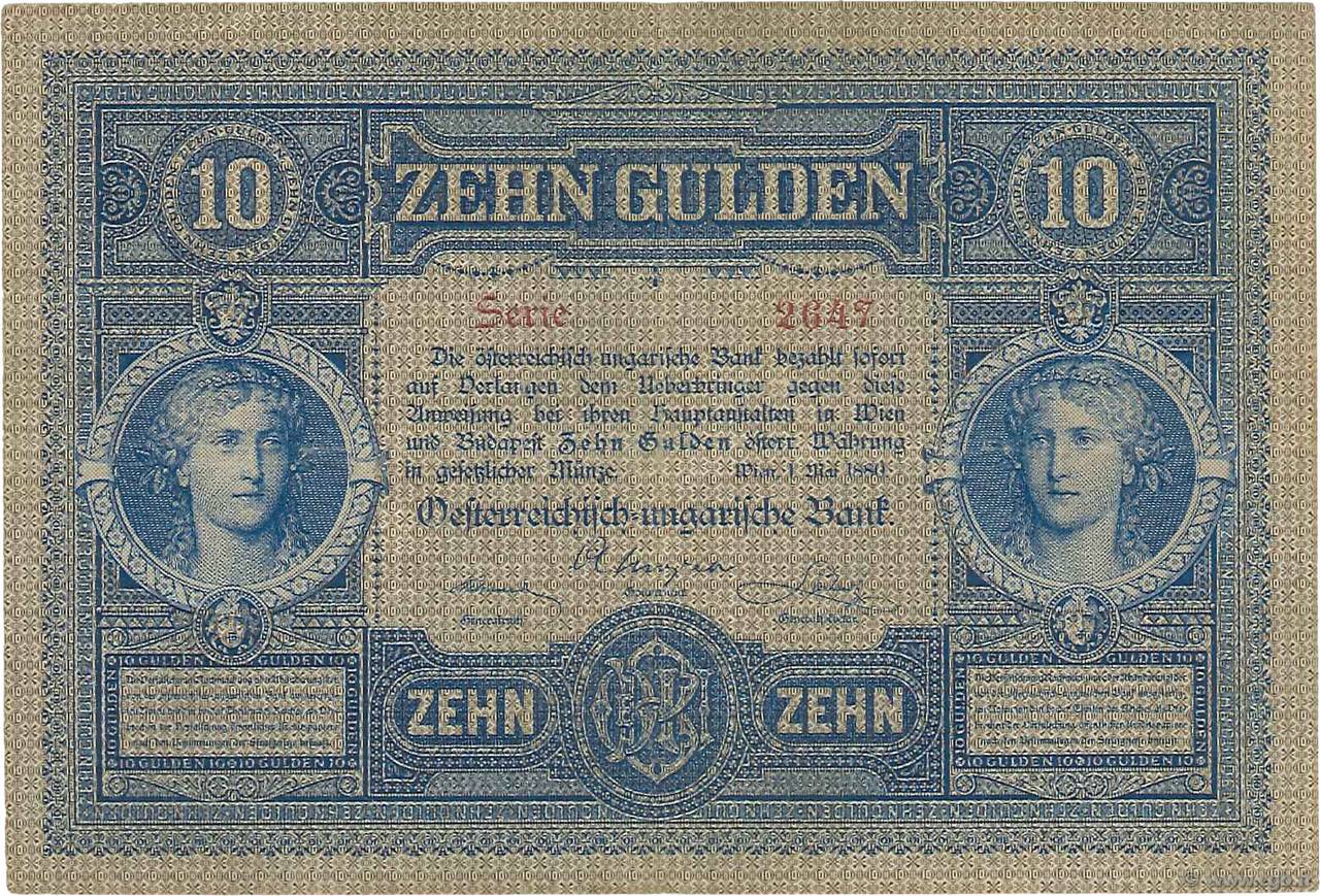 10 Gulden AUSTRIA  1880 P.001 MBC