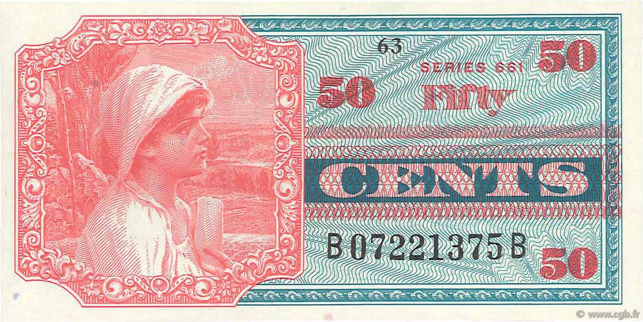 50 Cents ESTADOS UNIDOS DE AMÉRICA  1968 P.M067a SC+