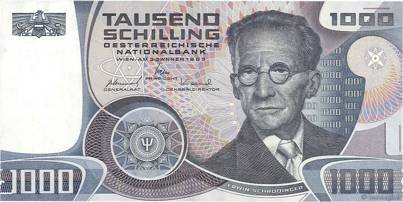 1000 Schilling AUSTRIA  1983 P.152 q.SPL