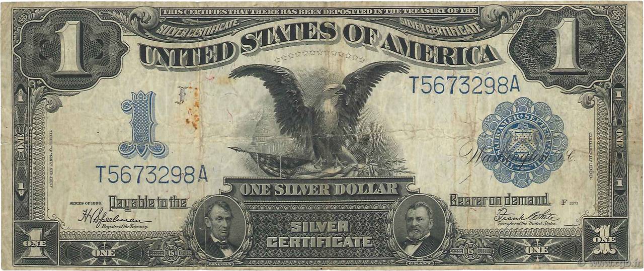 1 Dollar VEREINIGTE STAATEN VON AMERIKA  1899 P.338c S