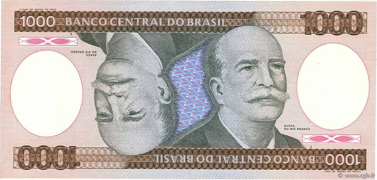 1000 Cruzeiros BRASILE  1981 P.201a FDC