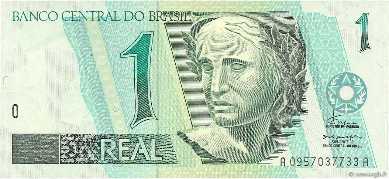 1 Real BRAZIL  1994 P.243a UNC