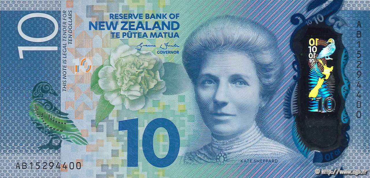 10 Dollars NOUVELLE-ZÉLANDE  2015 P.192 NEUF