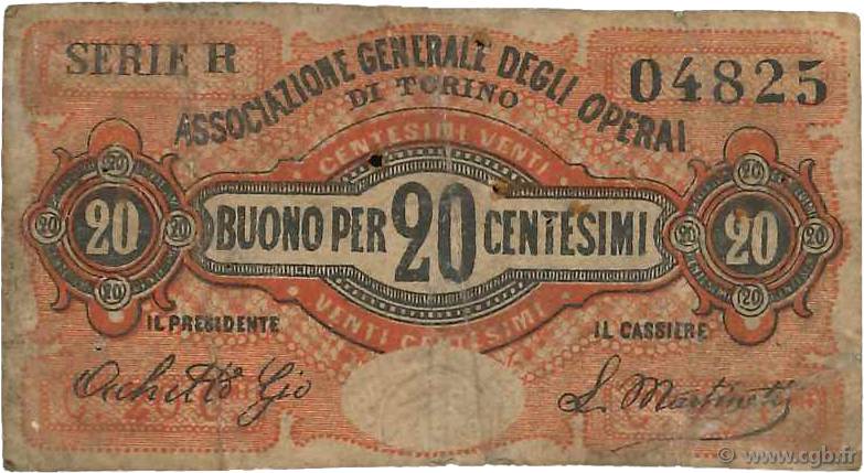 20 Centesimi ITALIEN  1860 G.942 SGE
