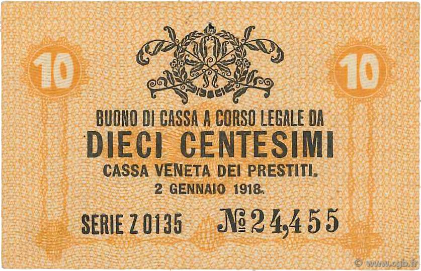 10 Centesimi ITALIA  1918 PM.02 q.SPL