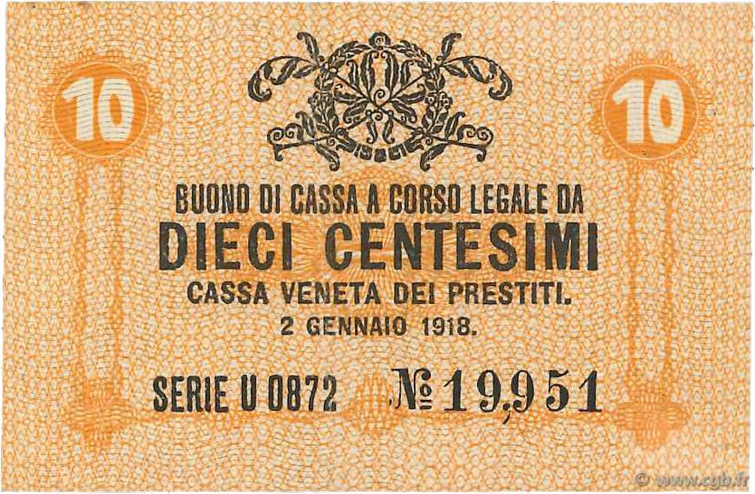 10 Centesimi ITALIEN  1918 PM.02 VZ+