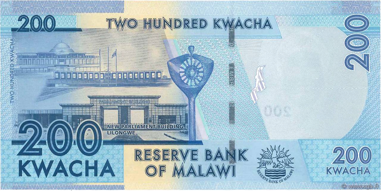 200 Kwacha MALAWI 2016 P.60c b97_6340 Billets