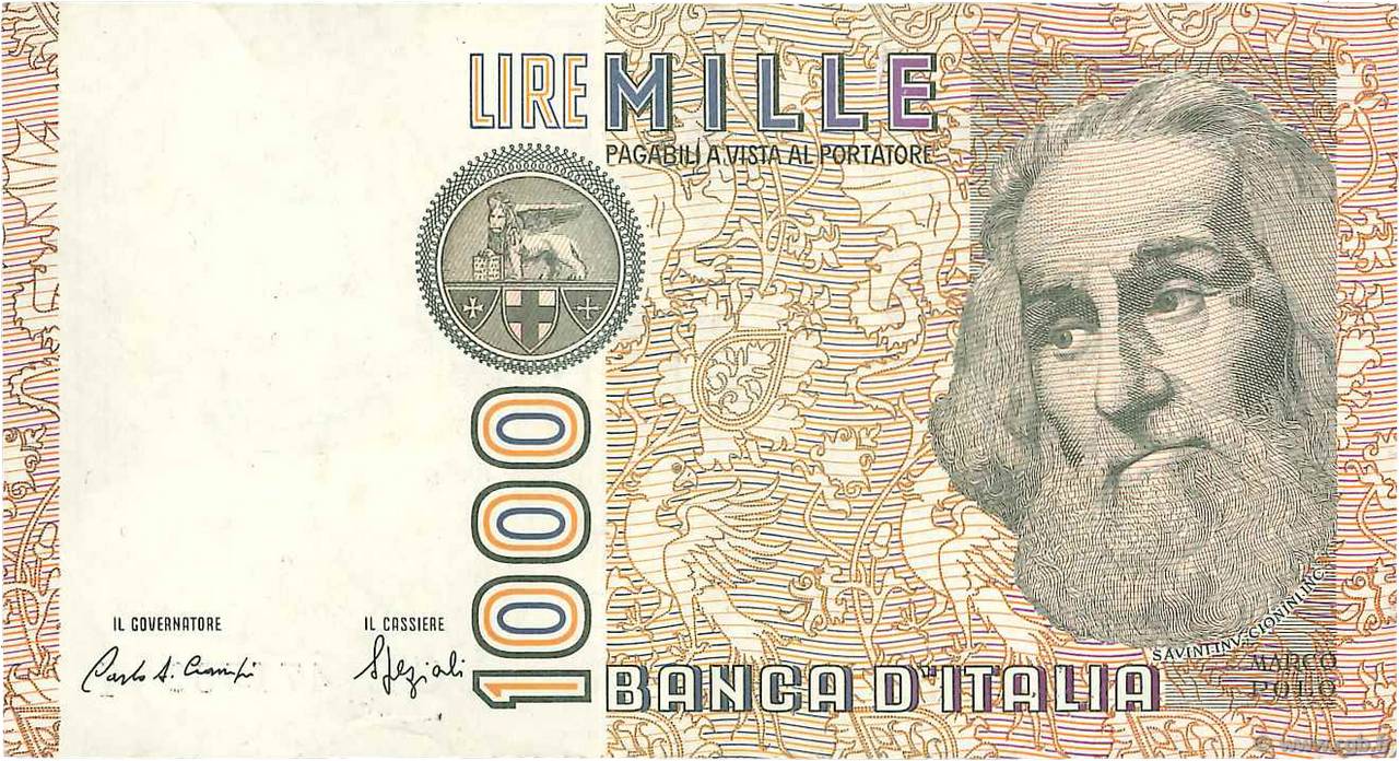 1000 Lire ITALIA  1982 P.109b MBC