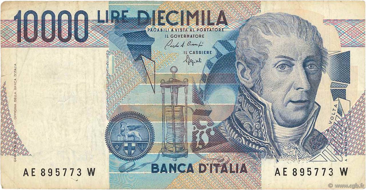 10000 Lire ITALIA  1984 P.112b BC