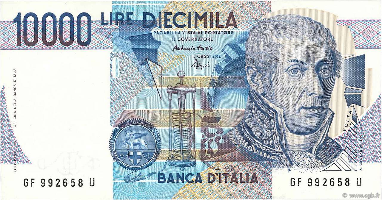 10000 Lire ITALY  1984 P.112c AU