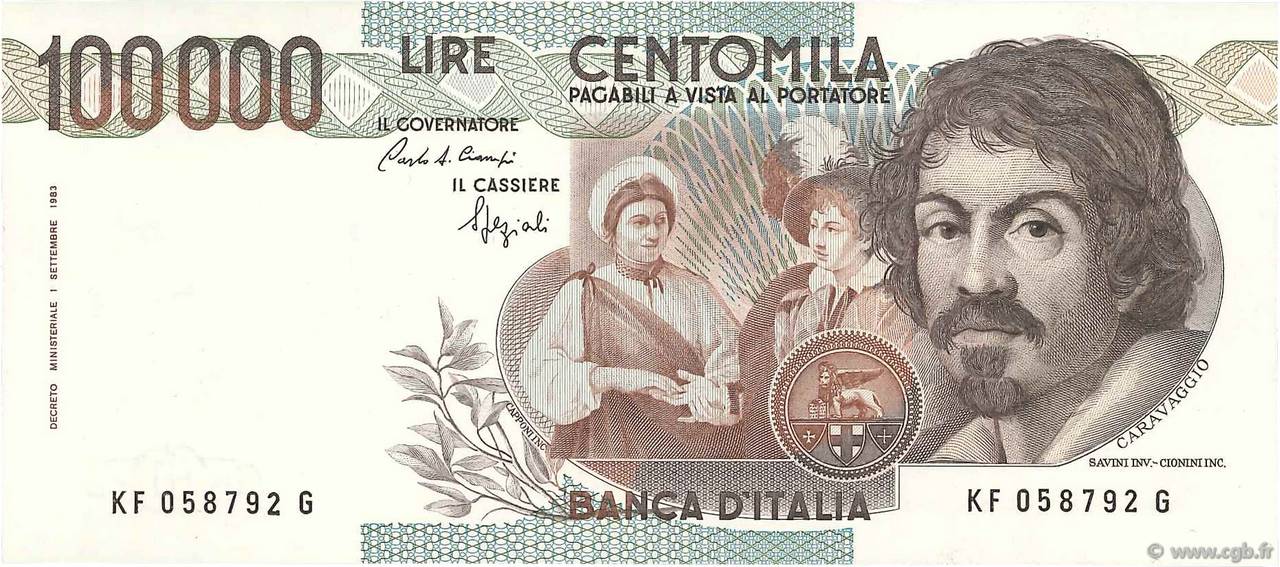 100000 Lire ITALIE  1983 P.110b NEUF