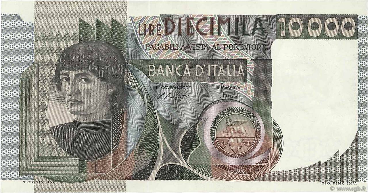 10000 Lire ITALY  1978 P.106a XF