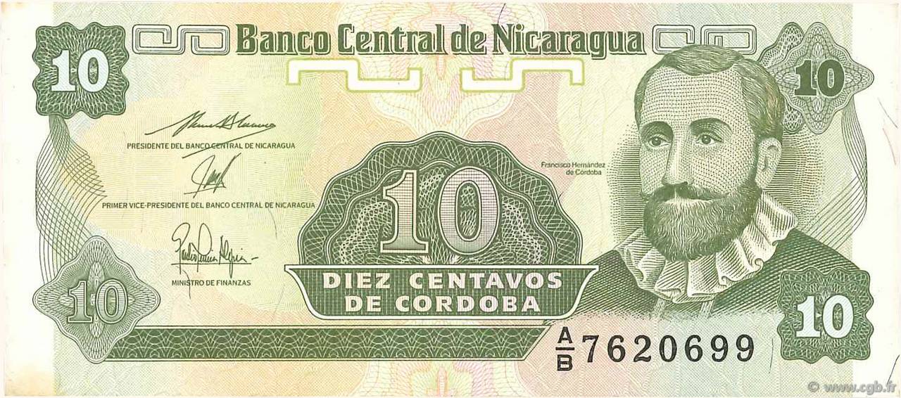 10 Centavos NICARAGUA  1991 P.169a SC