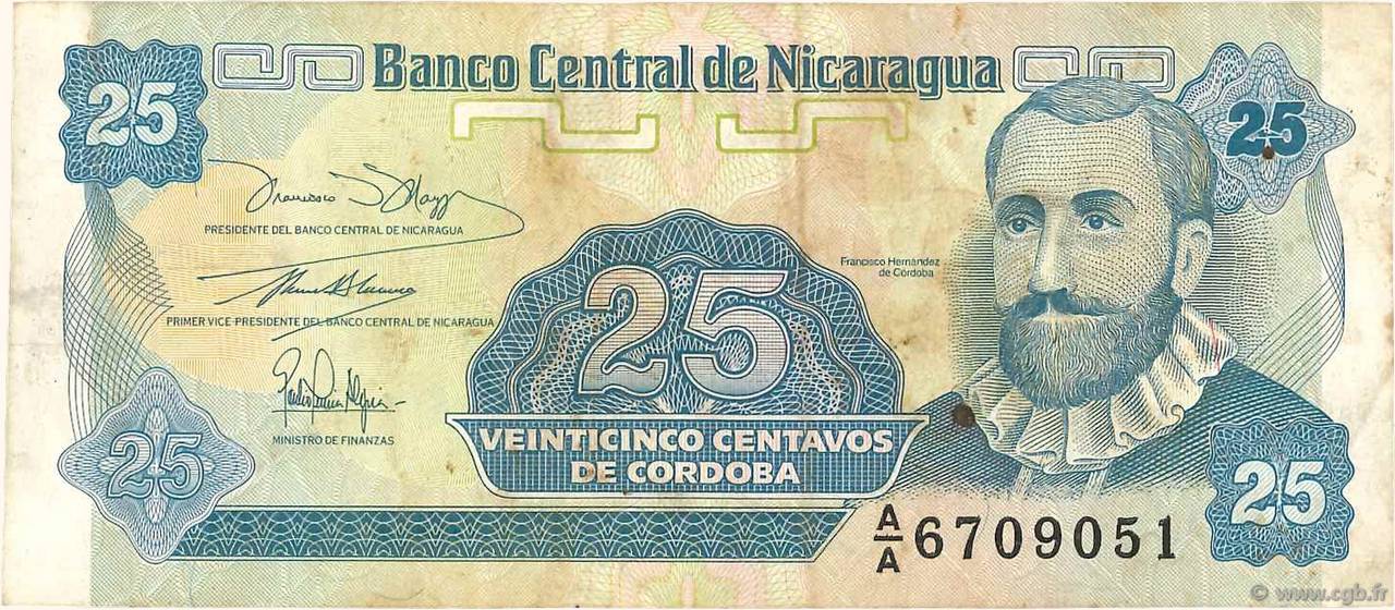 25 Centavos NICARAGUA  1991 P.170a pr.TTB