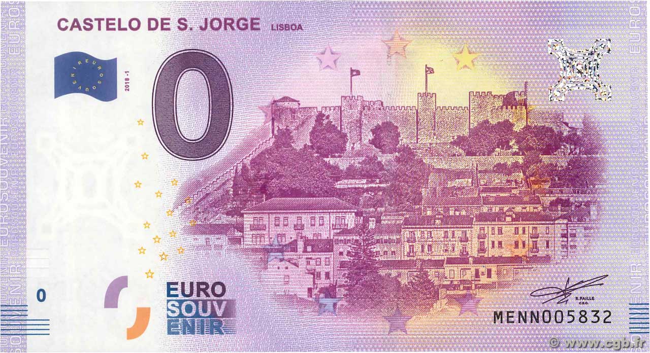 0 Euro PORTUGAL Lisbonne 2019  SPL