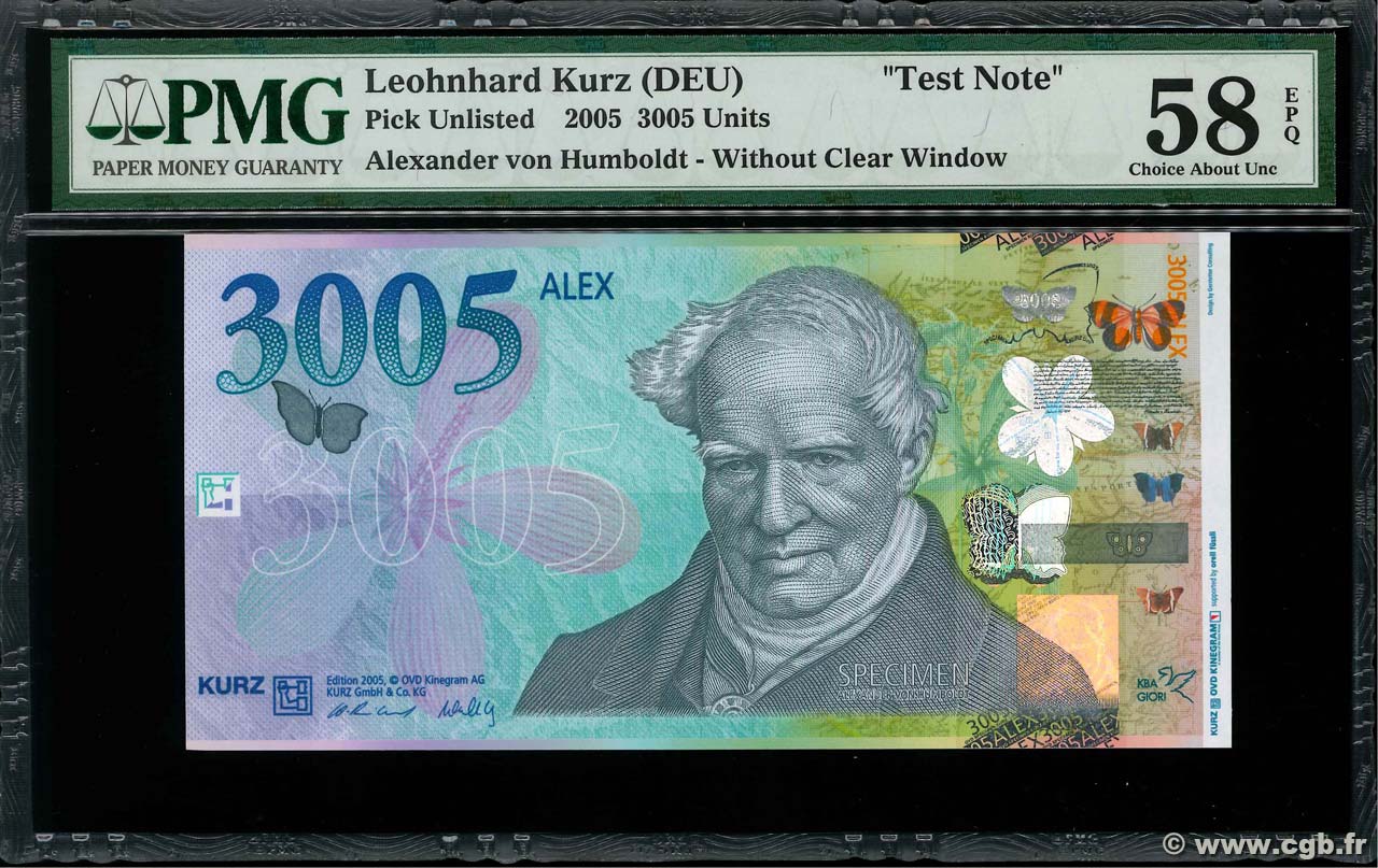 3005 (Units) Test Note GERMAN FEDERAL REPUBLIC  2005  fST