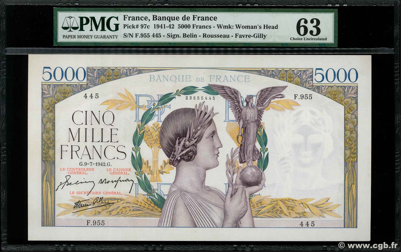 Billets de 5000 Francs : Histoire et Valeur des Coupures Françaises