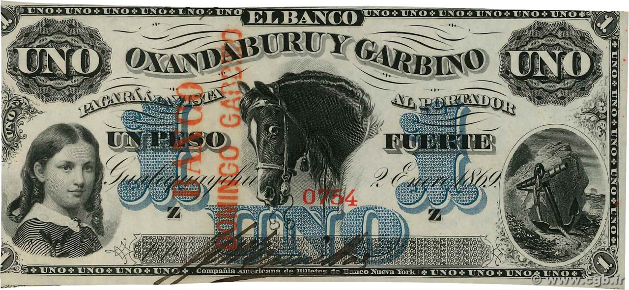 1 Peso Fuerte Non émis ARGENTINE  1869 PS.1802r NEUF