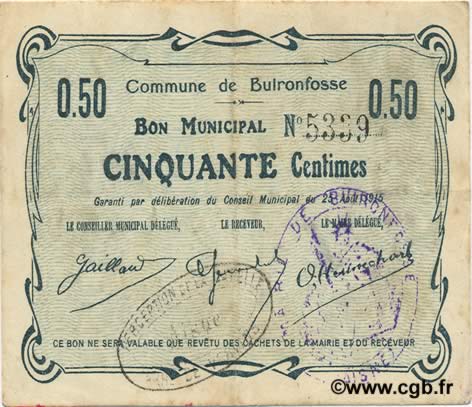 50 Centimes FRANCE regionalism and various  1915 JP.02-0380 VF